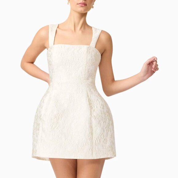 Galadirel Mini Dress in White (ELLIATT) - Picture 8 of 10